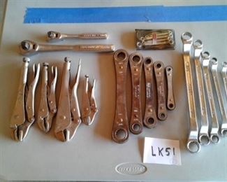 Sears Craftsman Vise Grip Wrench Lot