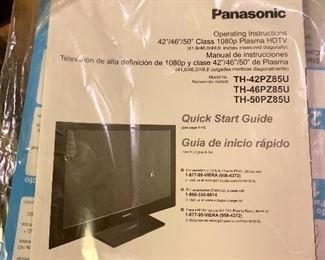 Panasonic 50 inch plasma HDTV