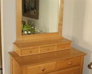 dresser with matching desk and bookcase
