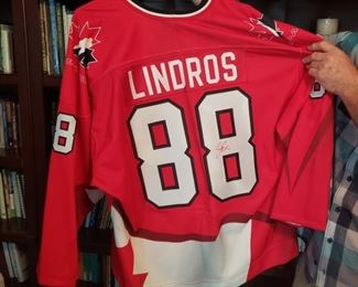 signed Jerseys, Lindros