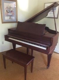 Ivers and Pond Baby Grand Piano.