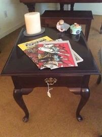 Ringling Brothers souvenir program and posters.  Kincaid  Mahogany Quenn Anne end table.