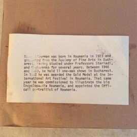 Bio of Sandu LIberman.