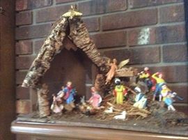 Nativity set from Italy.