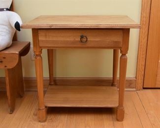 Side Table / Nightstand with Drawer