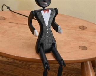 Black Americana Wooden Puppet