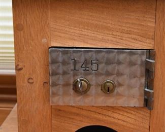 Primitive Wood Safe / Lock Box
