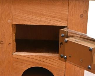 Primitive Wood Safe / Lock Box