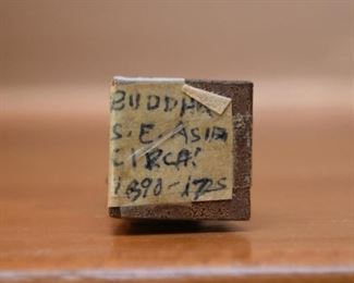 Miniature Antique Buddha Bust (S.E. Asia)