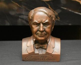 Small Thomas Edison Bust