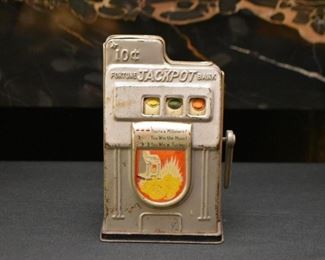 Vintage Slot Machine Bank