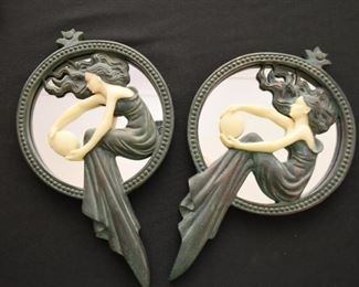 Art Deco Style Wall Hangings / Mirrors