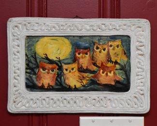 Painting on Metal (Owls)