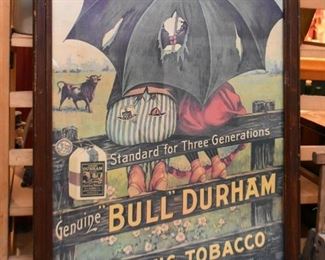 Bull Durham Smoking Tobacco Poster