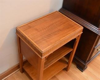End Table with 2 Shelves