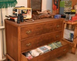 Burl 3-Drawer Chest / Dresser