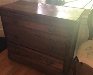 Solid wood chest