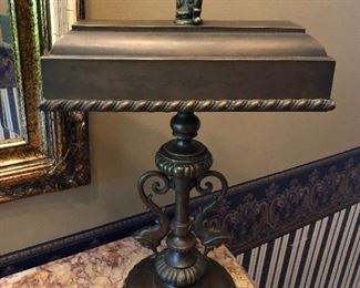 Bronze Art Deco Lamp  