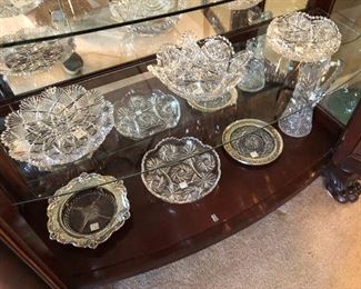 Several ABP  pieces, 2 plates have Sterling Rims, Incredible condition and unusual shapes