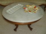 marble top table