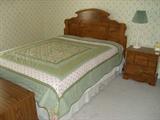 Bedroom suit with night stand and dresser