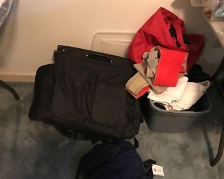 Bags and knee supports with back supports also. 