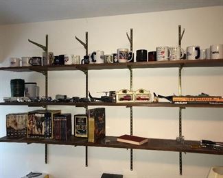 Coffee cup collection, dvd collection, models 