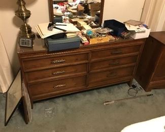 Dresser with mirror