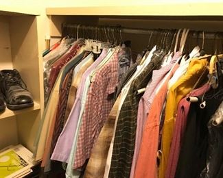 Men’s clothing, shirt (xxl) and larger, suits 60L and more