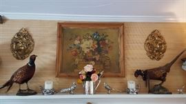 Pheasant taxidermy, Hunting Lodge / Rustic Luxe decor