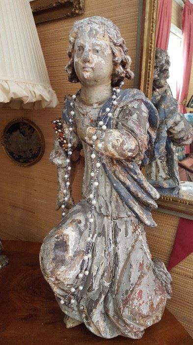 Vintage angel sculpture -- originally purchased at auction for $1500