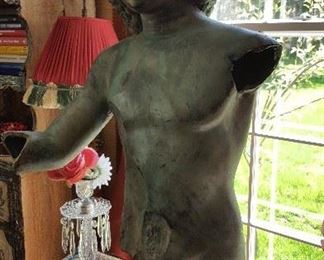 Large, heavy sculpture -- statement decor!