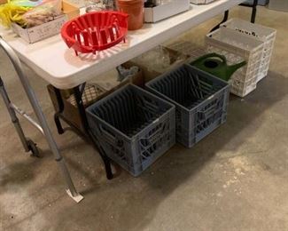 miscellaneous items, crates