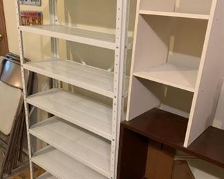 metal shelving unit