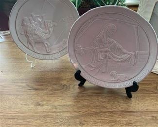 Frankoma Christmas plates