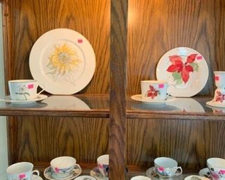 Mary Lou Goertzen items and cup and saucer collection
