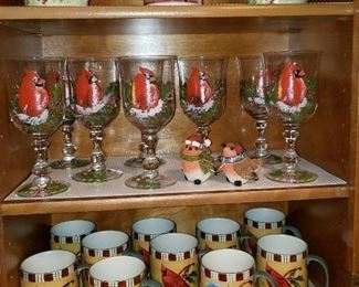 Cardinal Glassware and Mugs