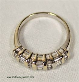 14 Karat White Gold 1 CTW Diamond Band
Auction Estimate $500-$1000 – Located Inside
