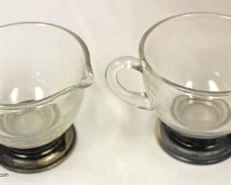  Sterling Base Glass Creamer and Sugar

Located Showcases – Auction Estimate $20-$50 