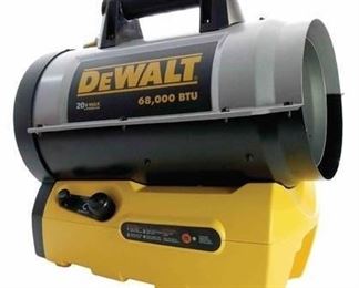 DEWALT 68K Cordless LP Forced Air Heater