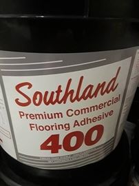 11 Four Gallon Buckets of Southland 400 Premium Commercial Flooring adhesive