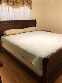 Wonderful wooden king size bed