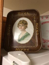 Hires Root Beer tray