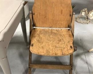 Antique Folding Chair