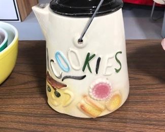 Antique Porcelain Cookie Jar