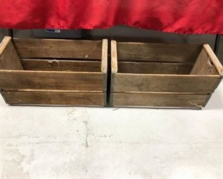 Antique Wood Crates