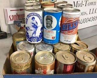 Box Lot of Vintage Cans