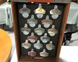 Coke Crate Bottle Opener Display
