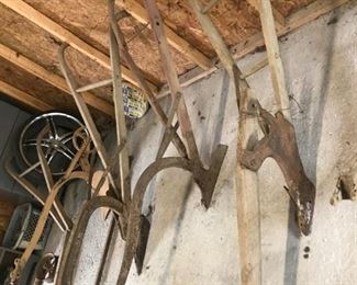 Primitive Mule Drawn Plows