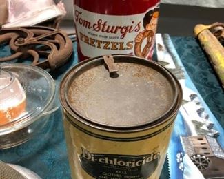 Antique Metal Cans